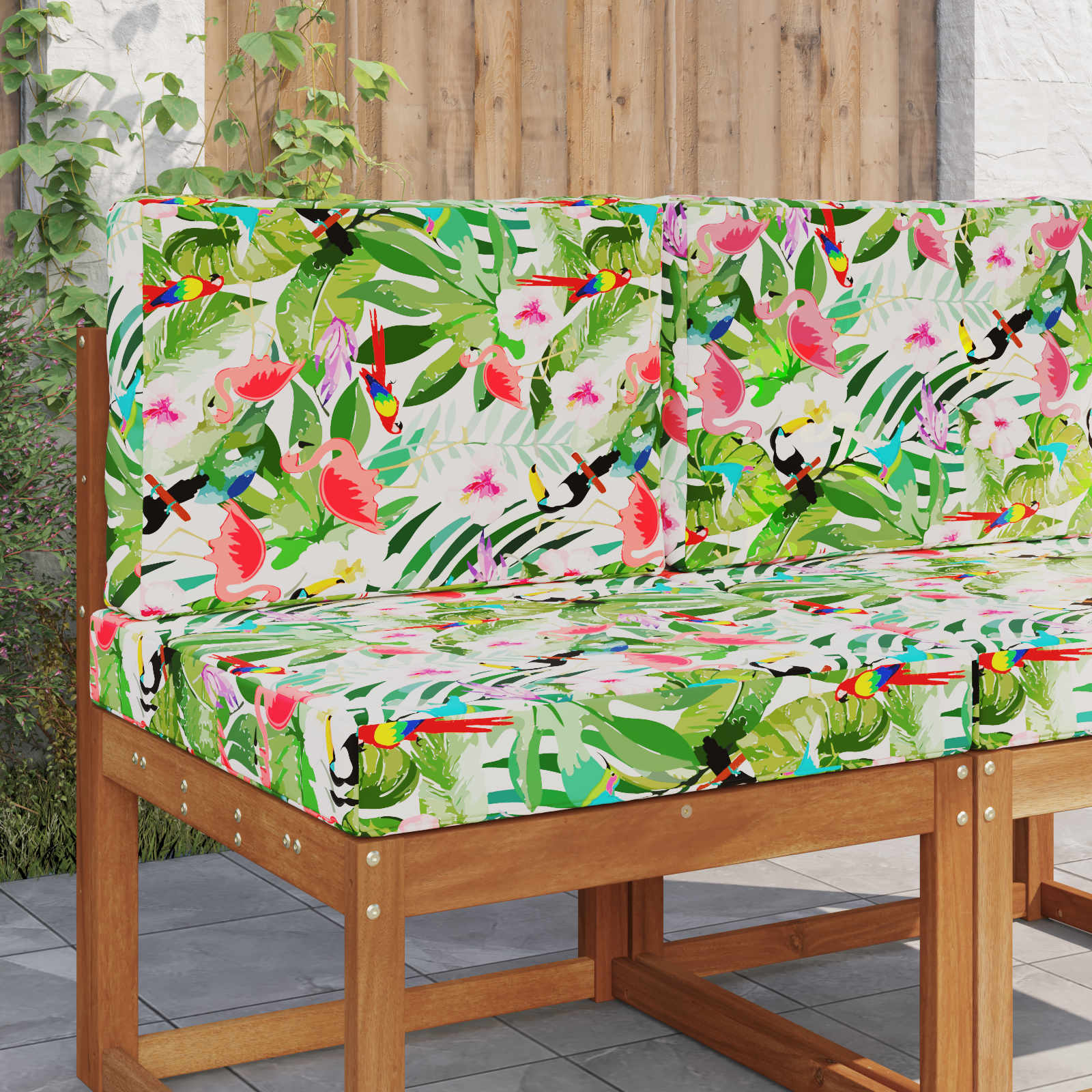 Buiten bankkussen 2 pcs kleurrijk Polyester image 1