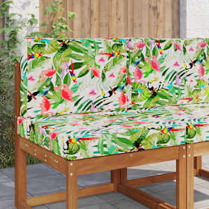 Zunanja blazina za kavč 2 pcs barvito Poliester