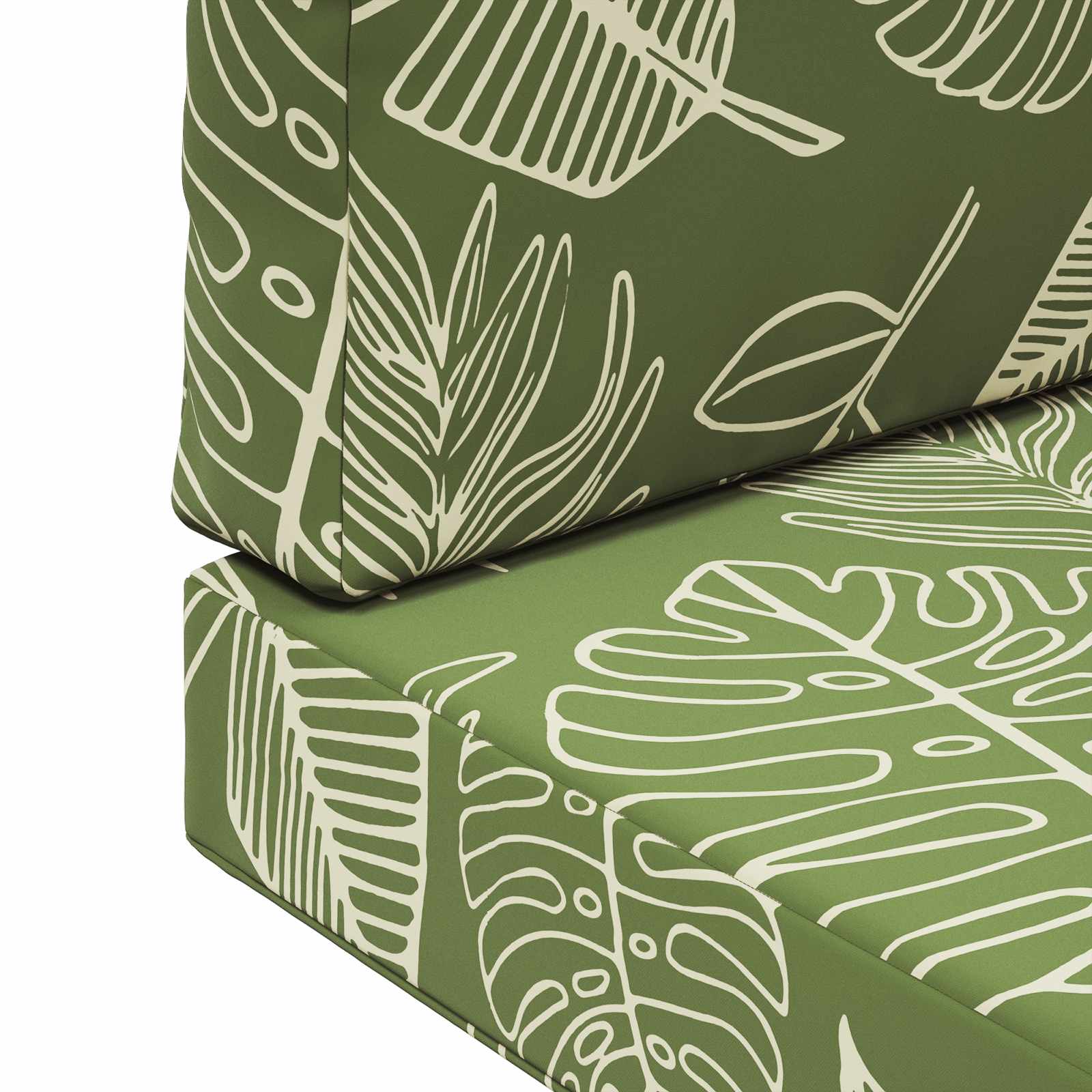 Buiten bankkussen 2 pcs Bladontwerp Polyester image 9