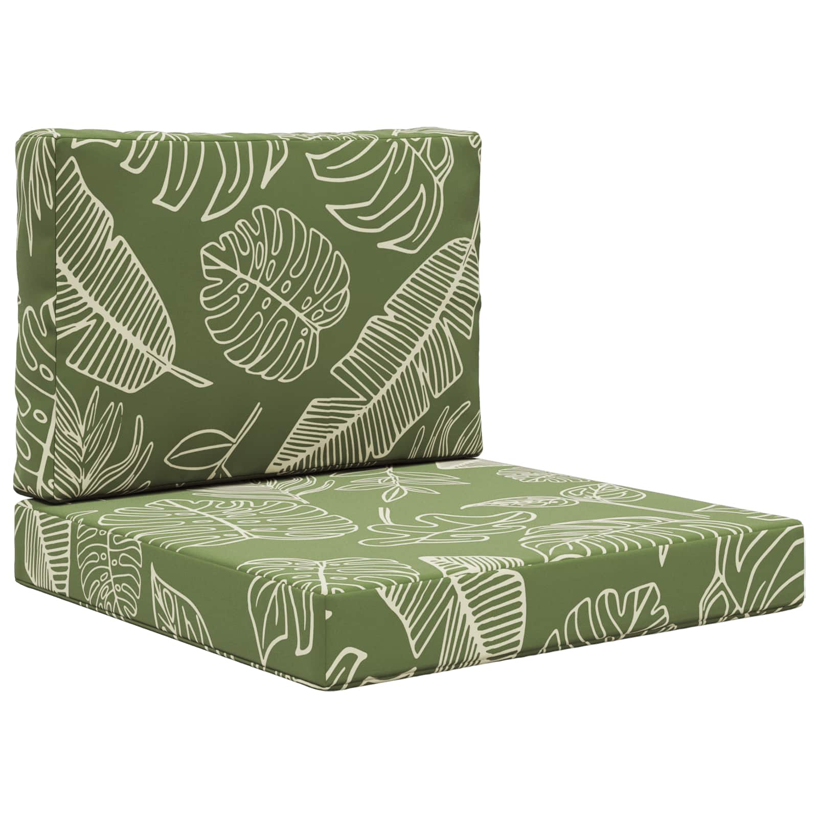 Buiten bankkussen 2 pcs Bladontwerp Polyester image 2