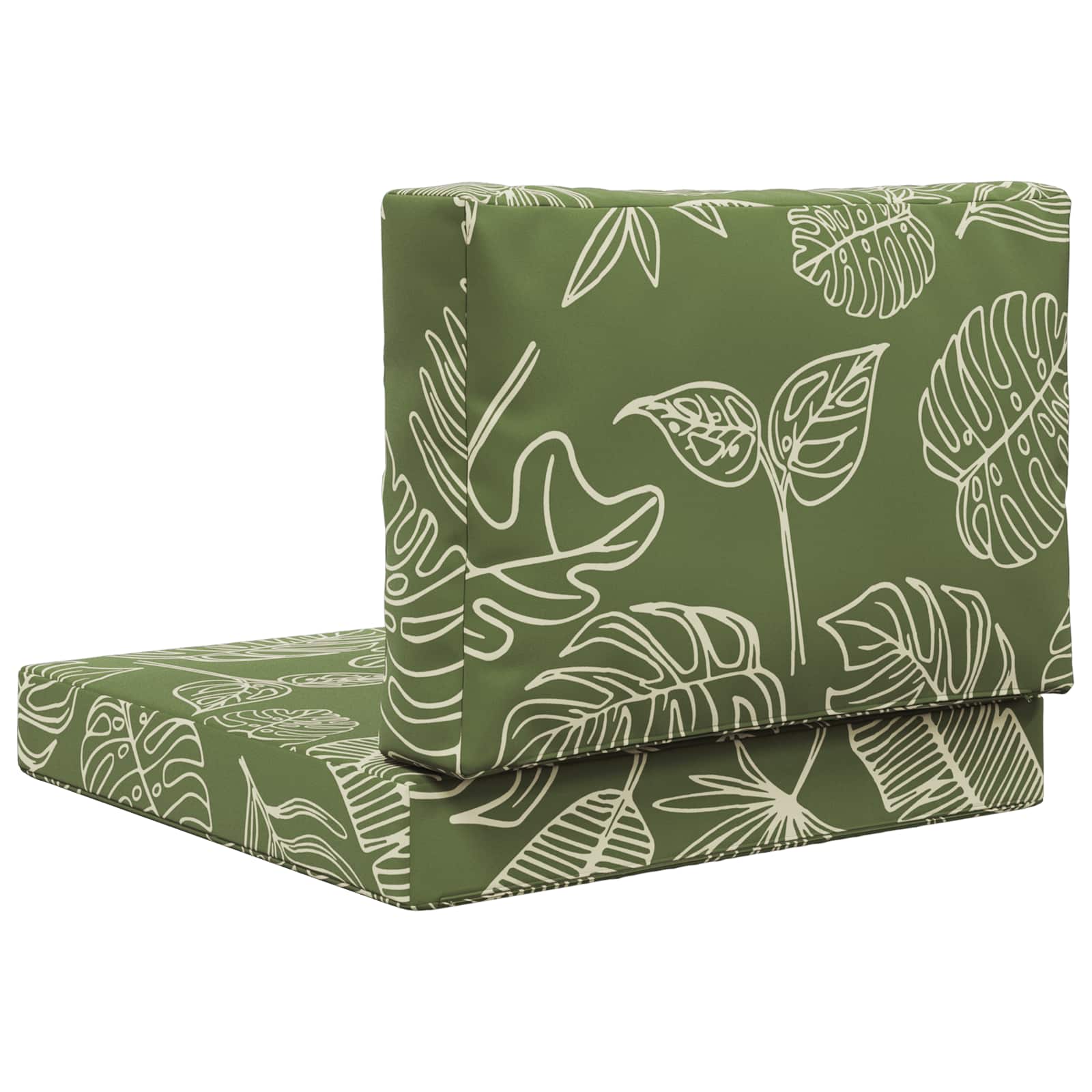 Buiten bankkussen 2 pcs Bladontwerp Polyester image 7