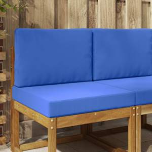 Zunanja blazina za kavč 2 pcs Turkizna Poliester