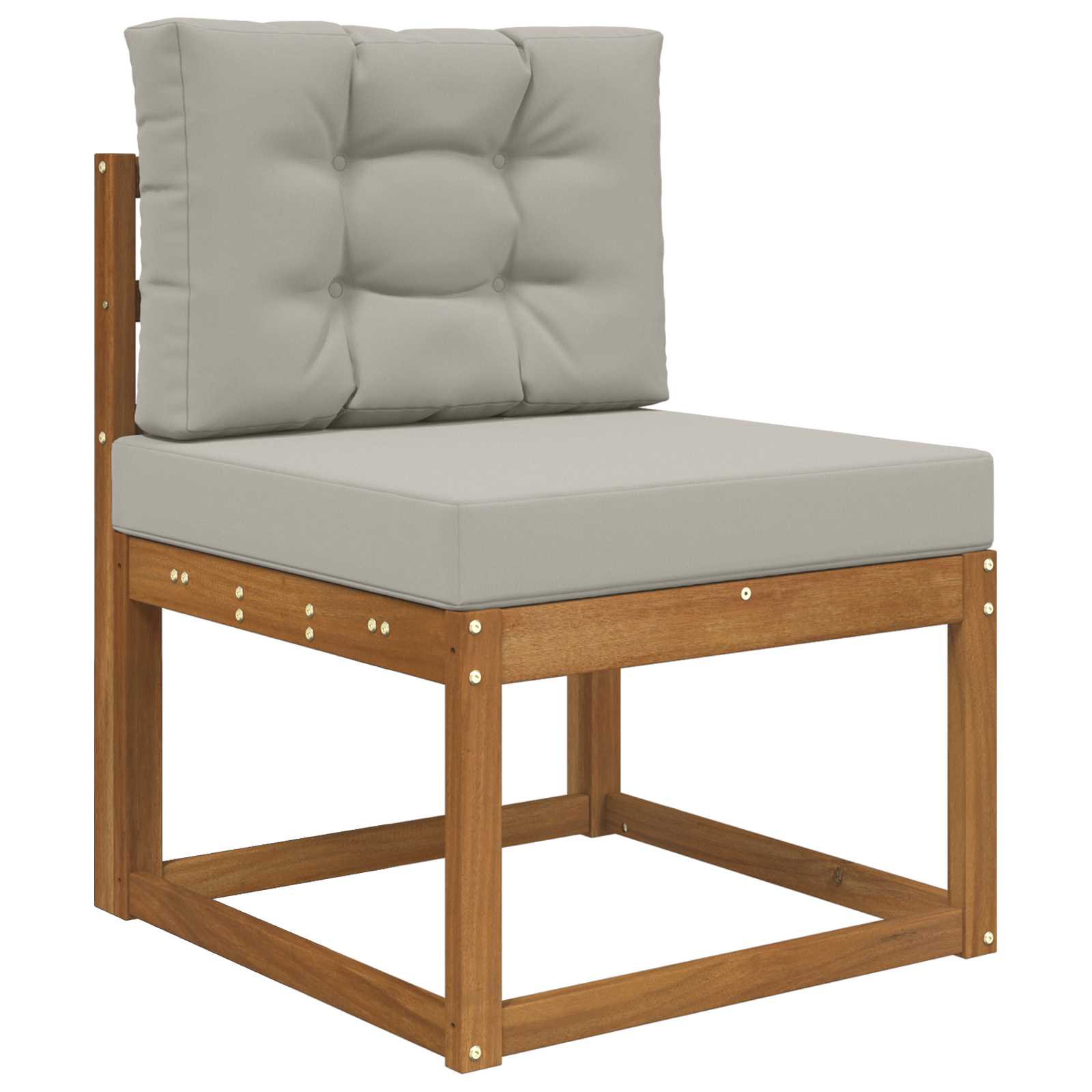 Buiten bankkussen 2 pcs Grijs Polyester image 3