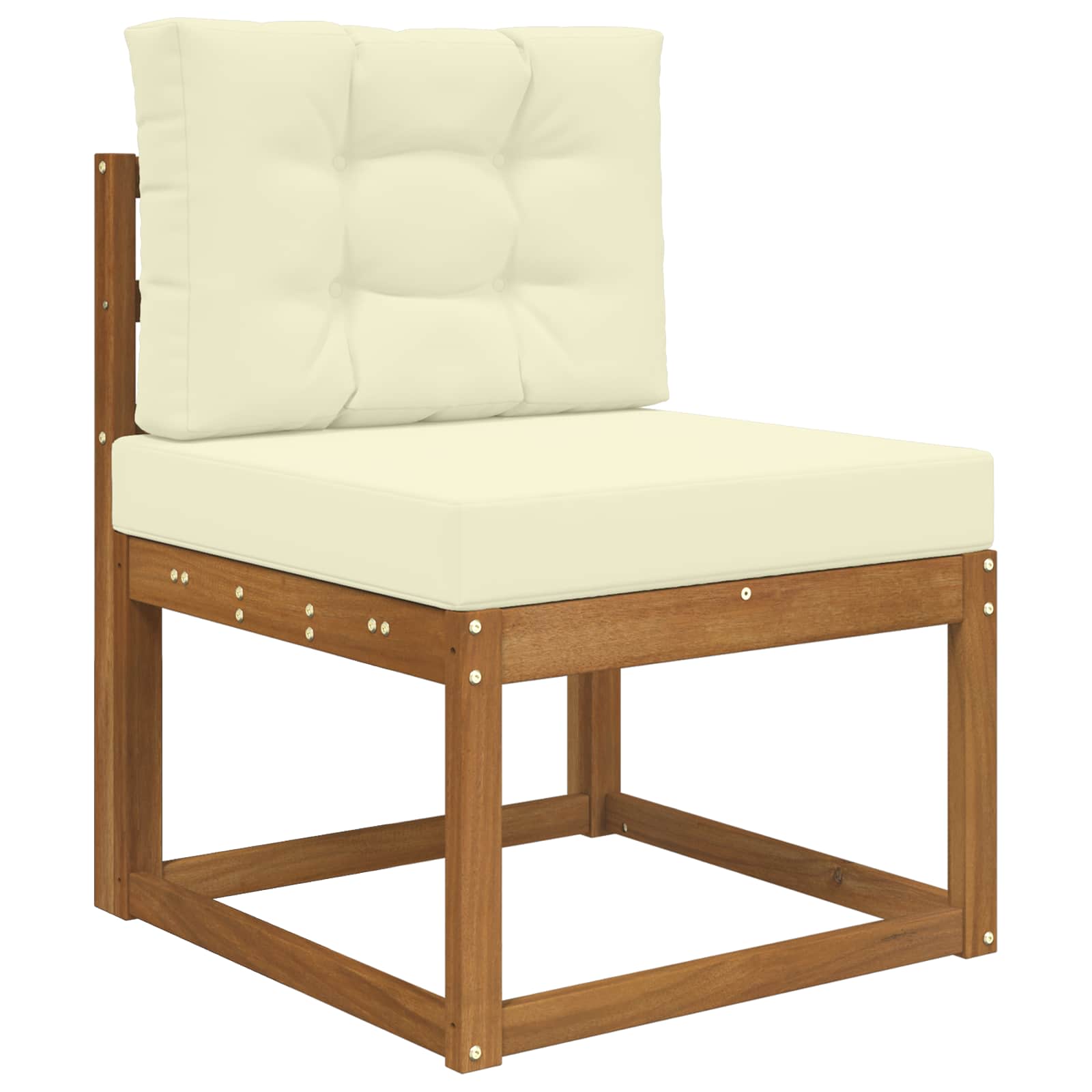 Buiten bankkussen 2 pcs Crème Polyester image 3