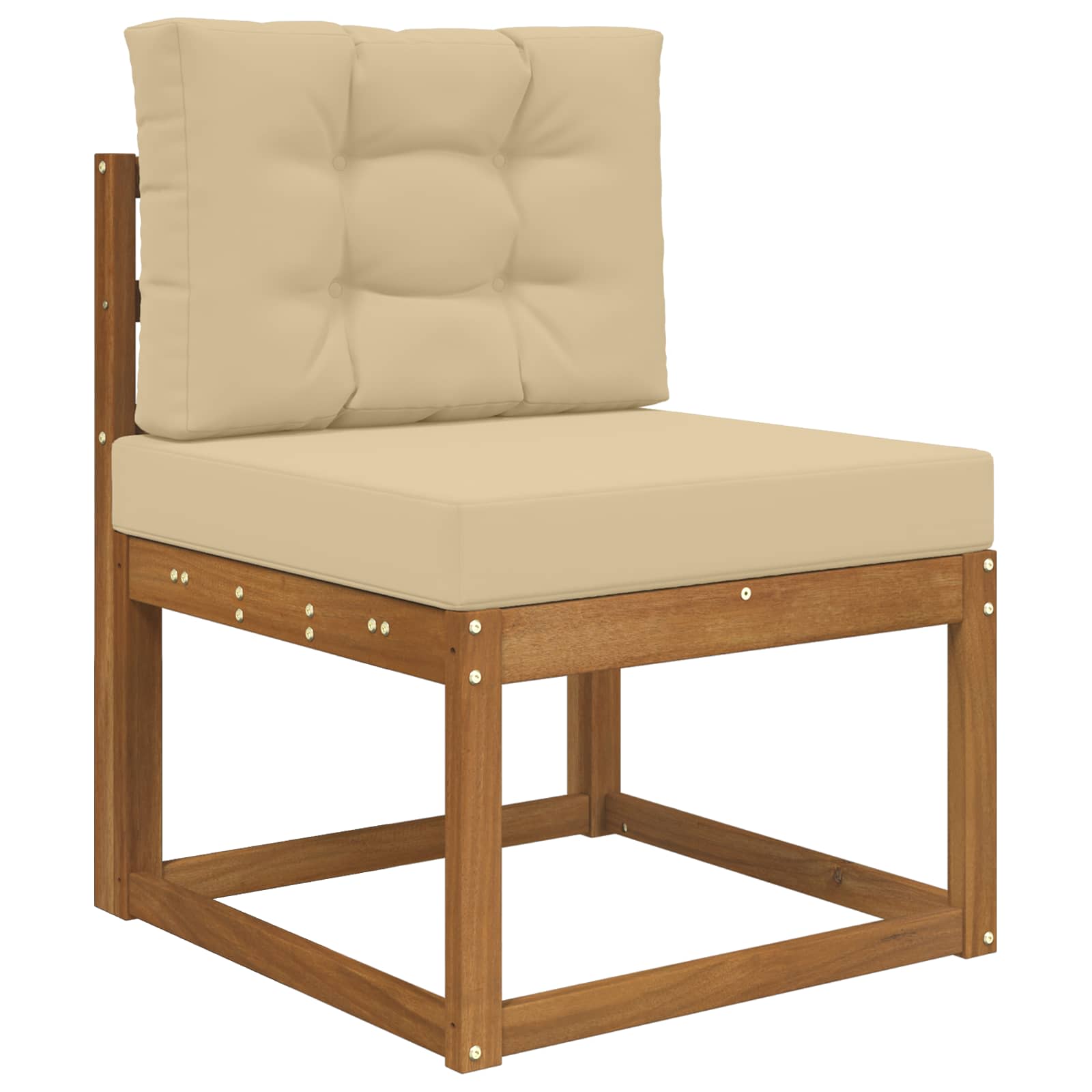 Buiten bankkussen 2 pcs Beige Polyester image 3