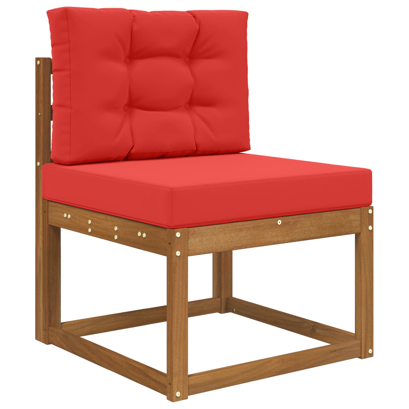 Buiten bankkussen 2 pcs Rood Polyester image 3