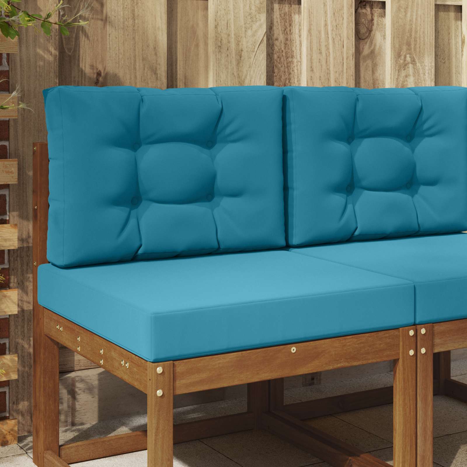 Buiten bankkussen 2 pcs Koninklijk Blauw Polyester image 1