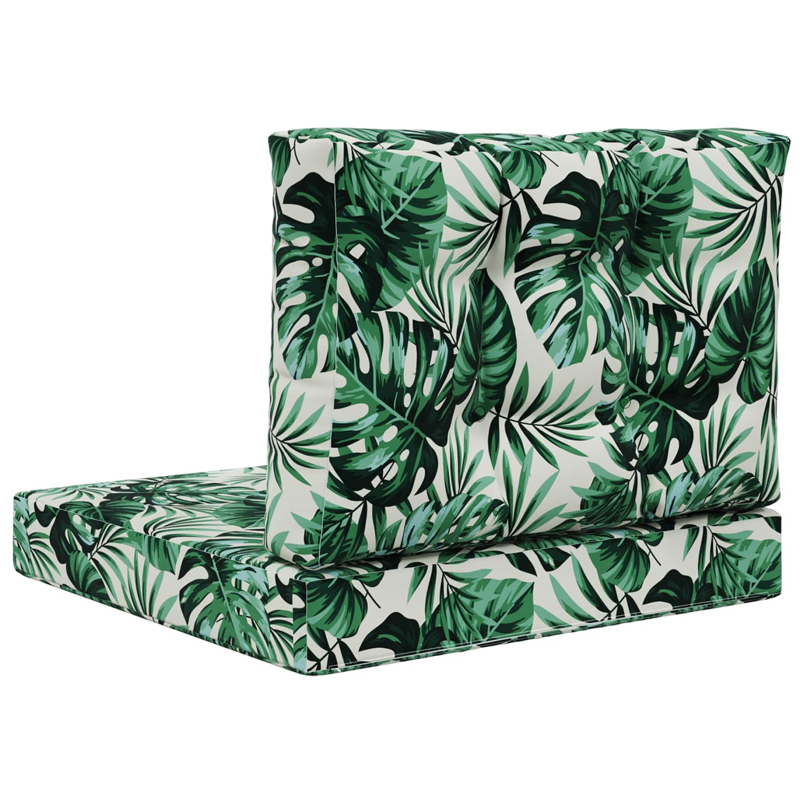 Buiten bankkussen 2 pcs Bladpatroon Polyester image 7