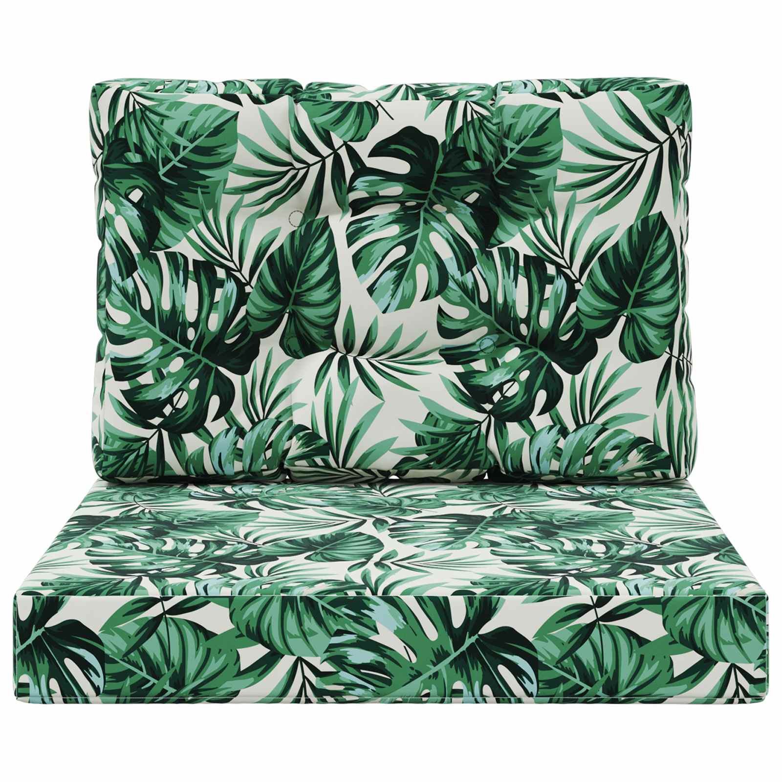 Buiten bankkussen 2 pcs Bladpatroon Polyester image 6