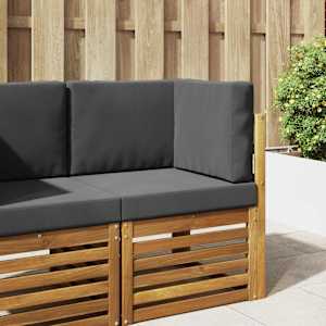 Zunanja blazina za kavč 3 pcs Antracit Poliester