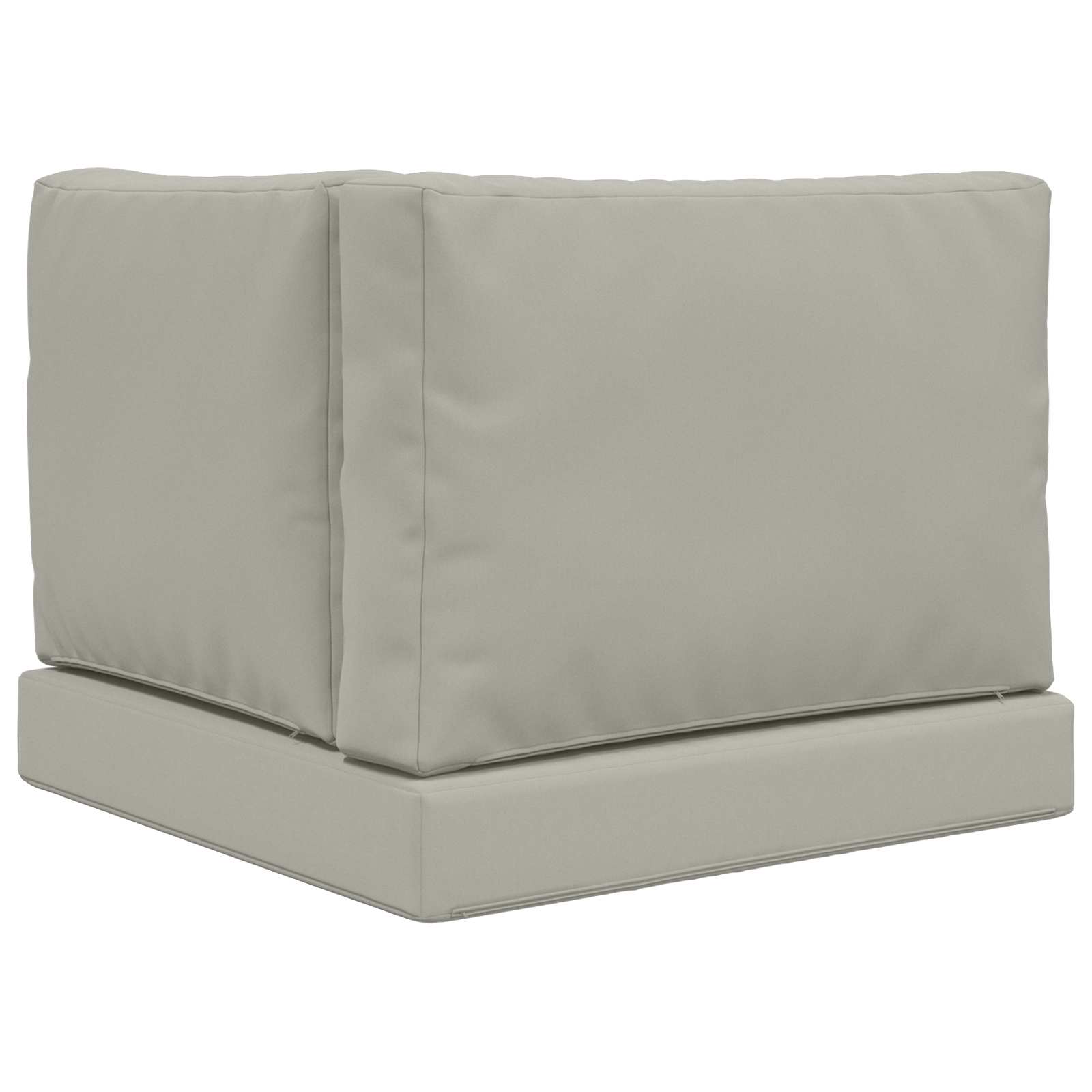 Buiten bankkussen 3 pcs Grijs Polyester image 7