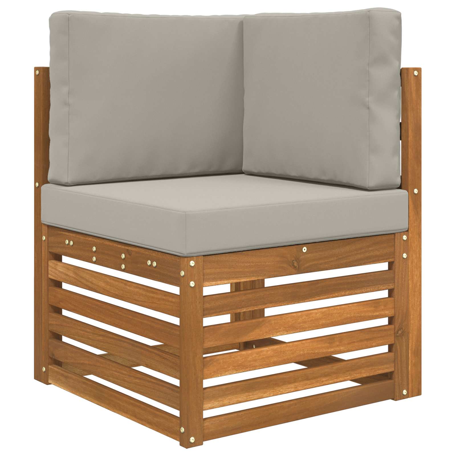 Buiten bankkussen 3 pcs Grijs Polyester image 3