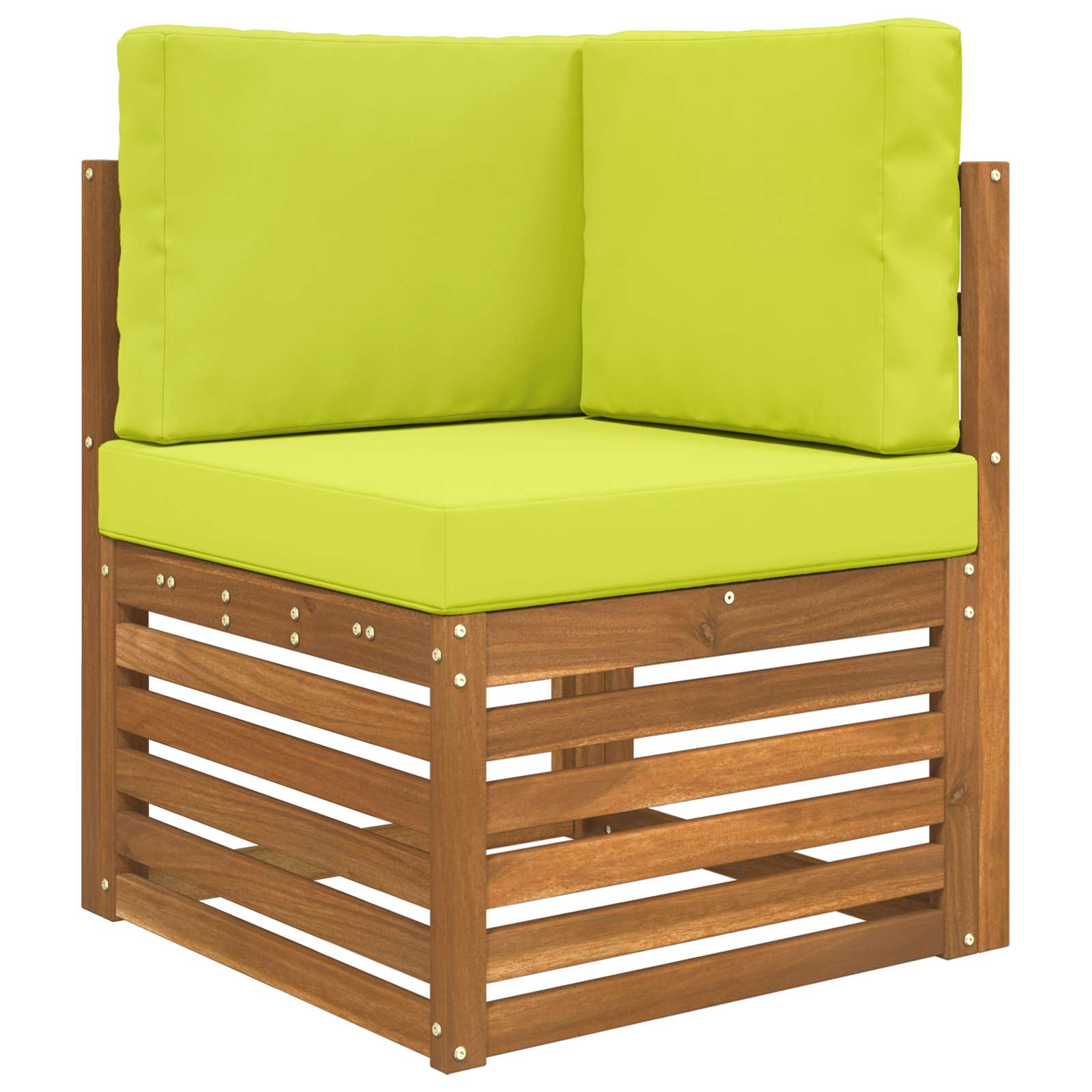 Buiten bankkussen 3 pcs Groen Polyester image 3