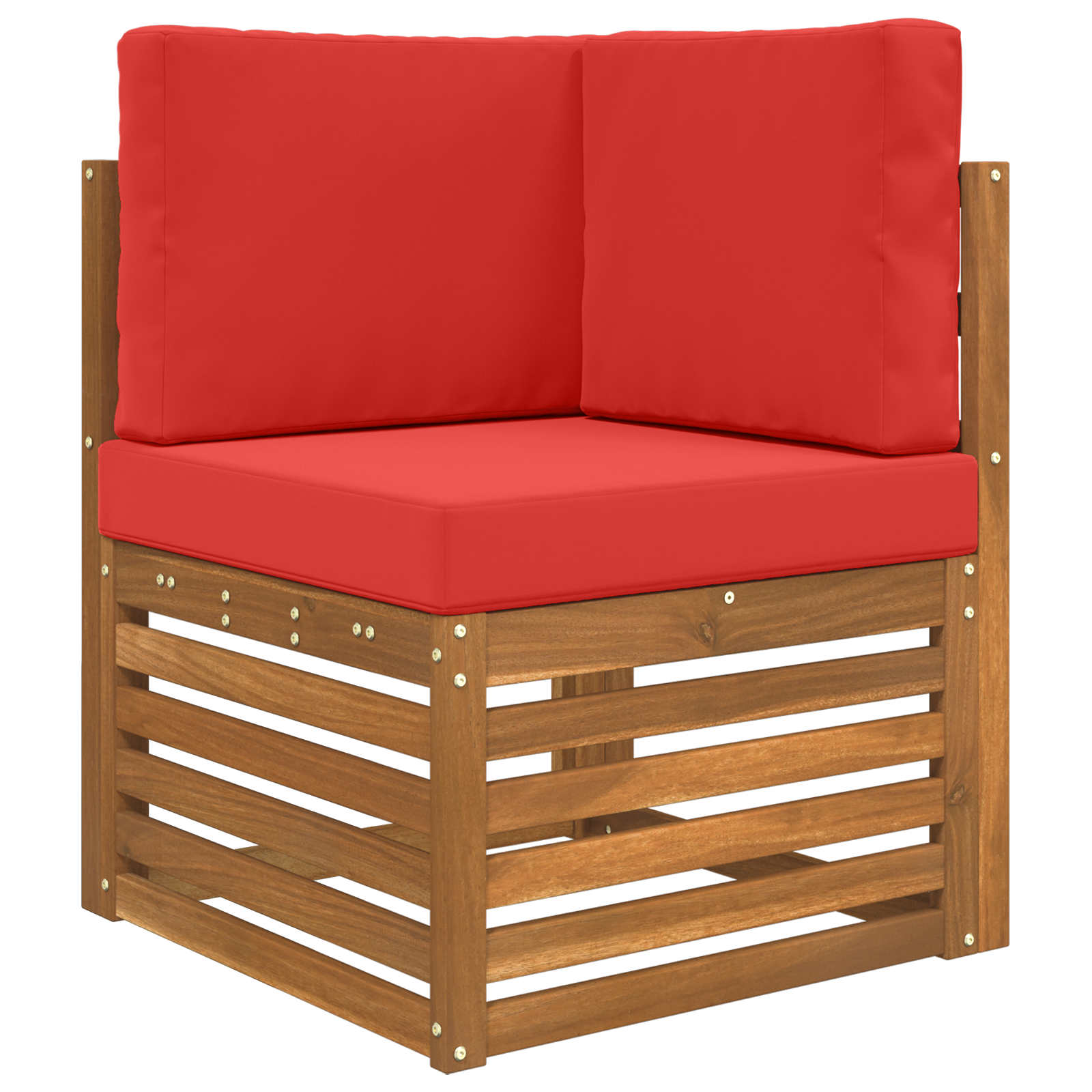 Buiten bankkussen 3 pcs Rood Polyester image 3