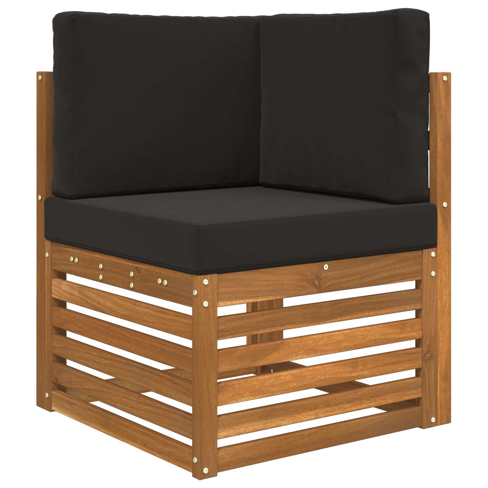 Buiten bankkussen 3 pcs Zwart Polyester image 3