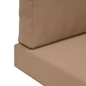 Venkovní polštář na pohovku 3 pcs Taupe Polyester - obrázek 9
