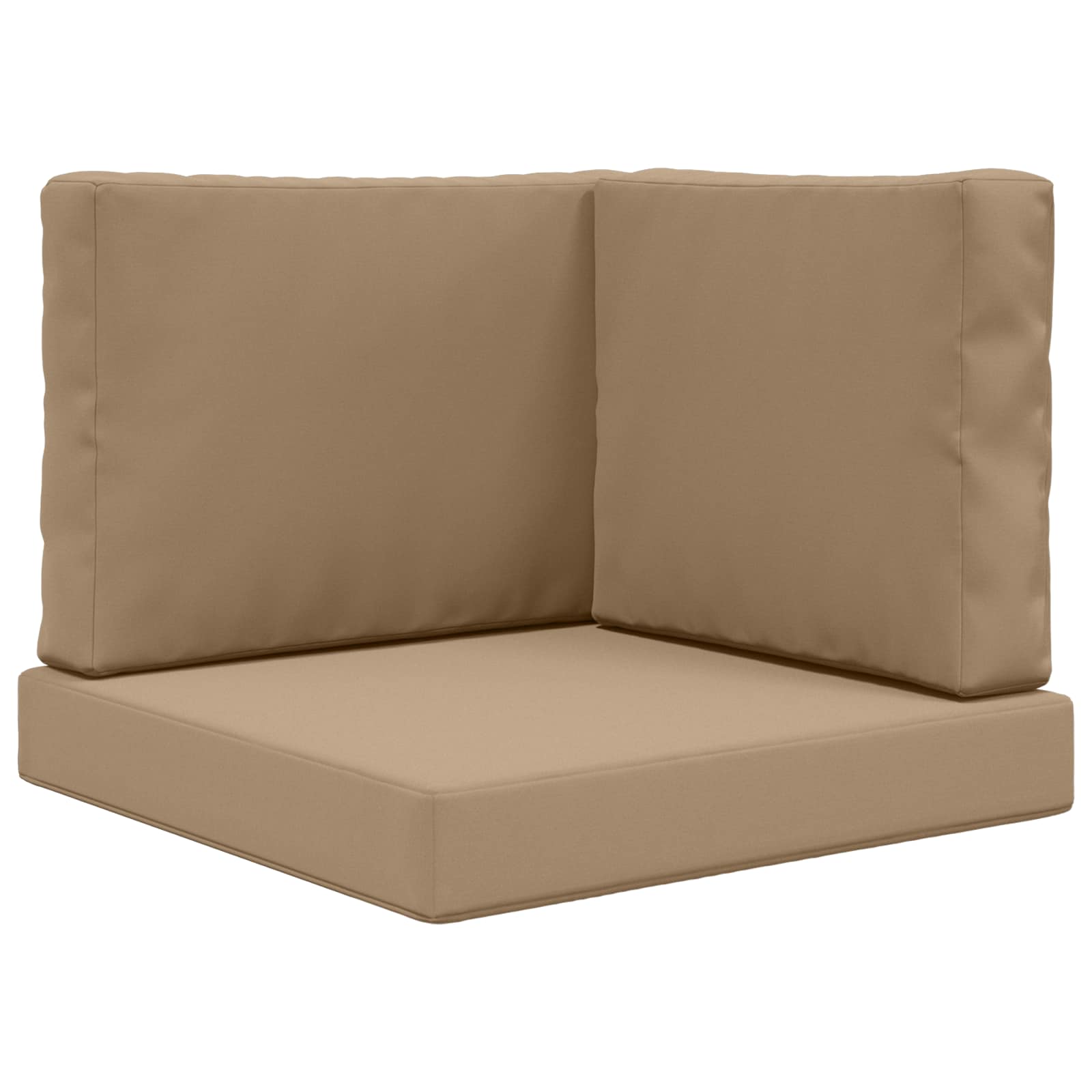 vidaXL Vankúš na vonkajšiu pohovku Polyester Sivohnedá 60 x 60 cm