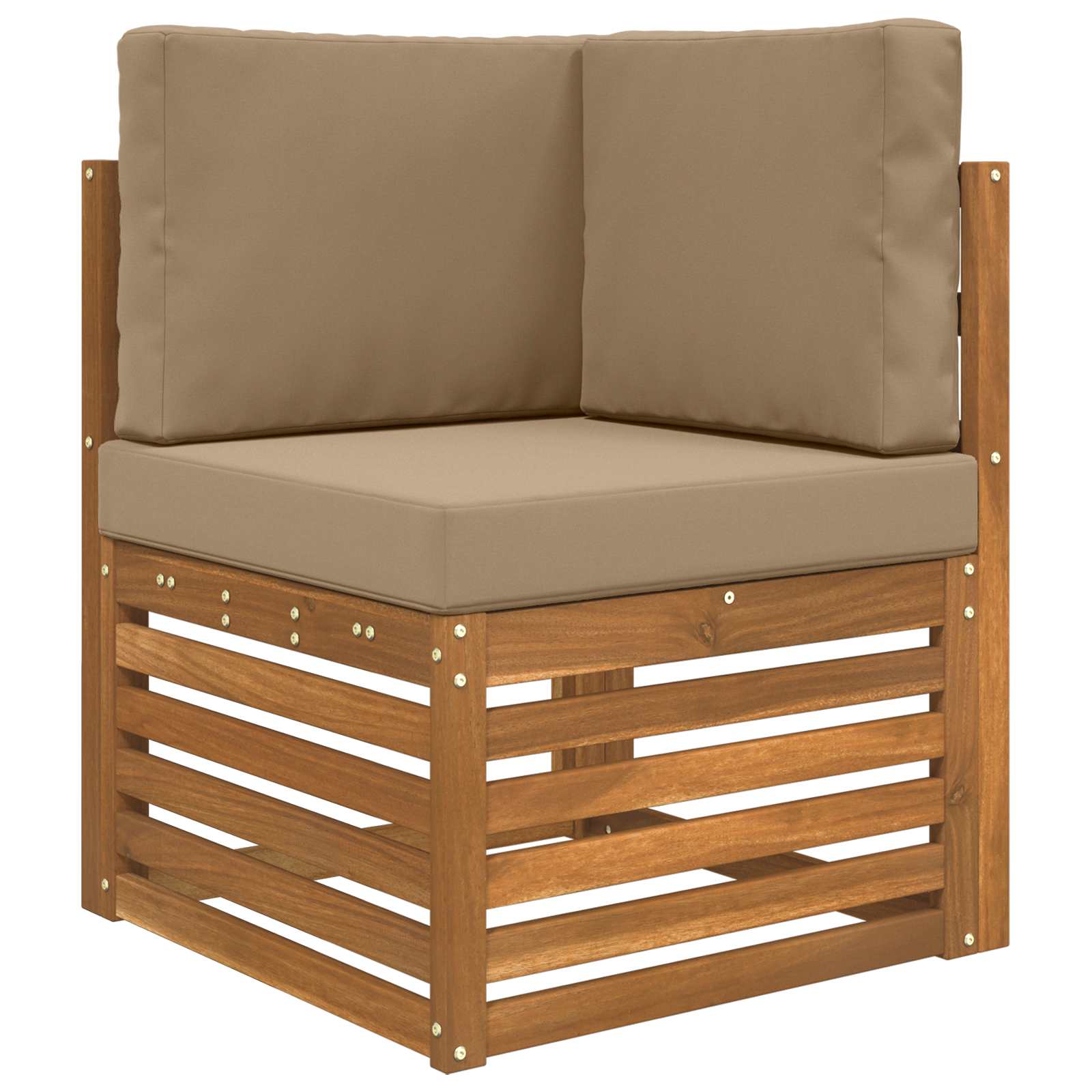 Buiten bankkussen 3 pcs Taupe Polyester image 3