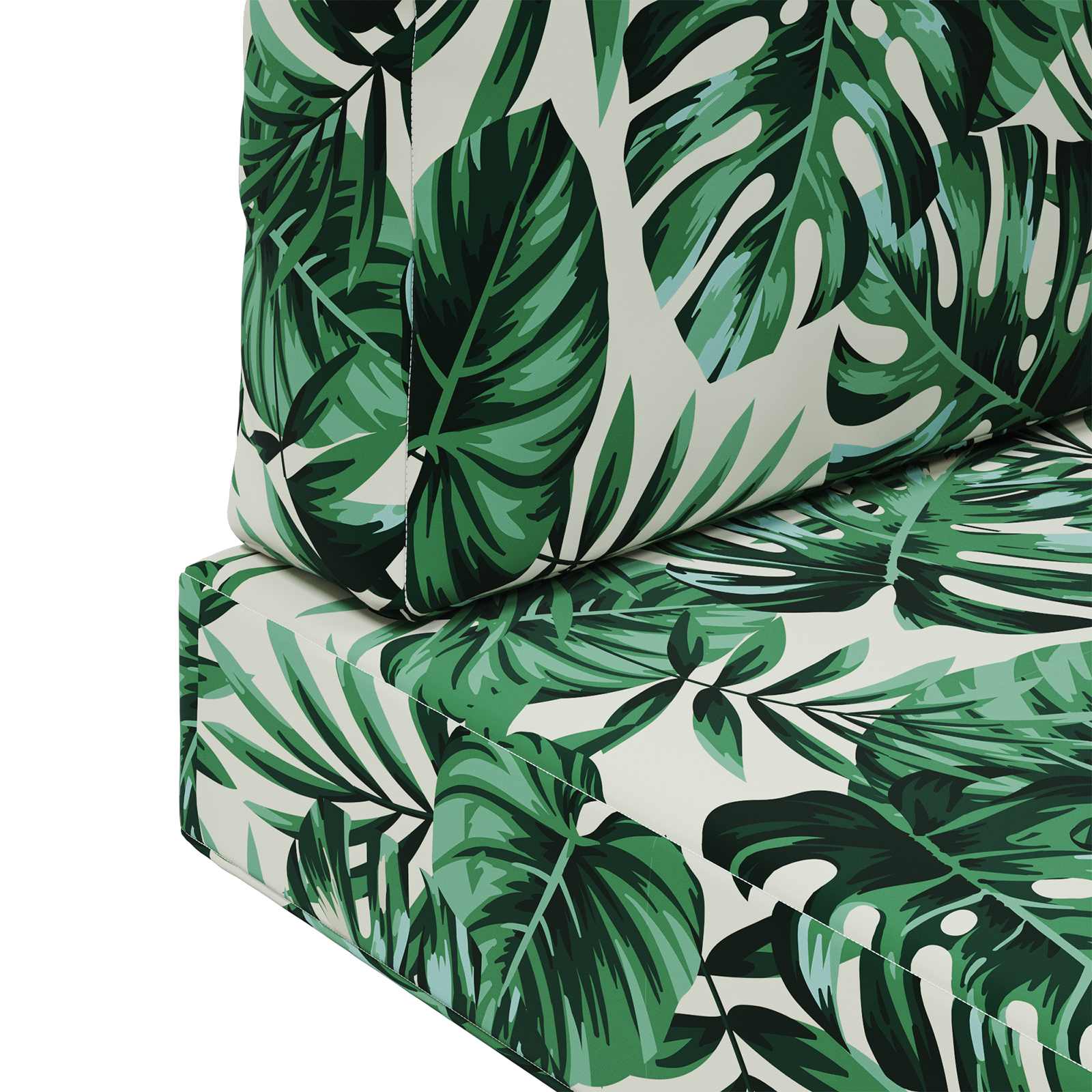 Buiten bankkussen 3 pcs Bladpatroon Polyester image 9