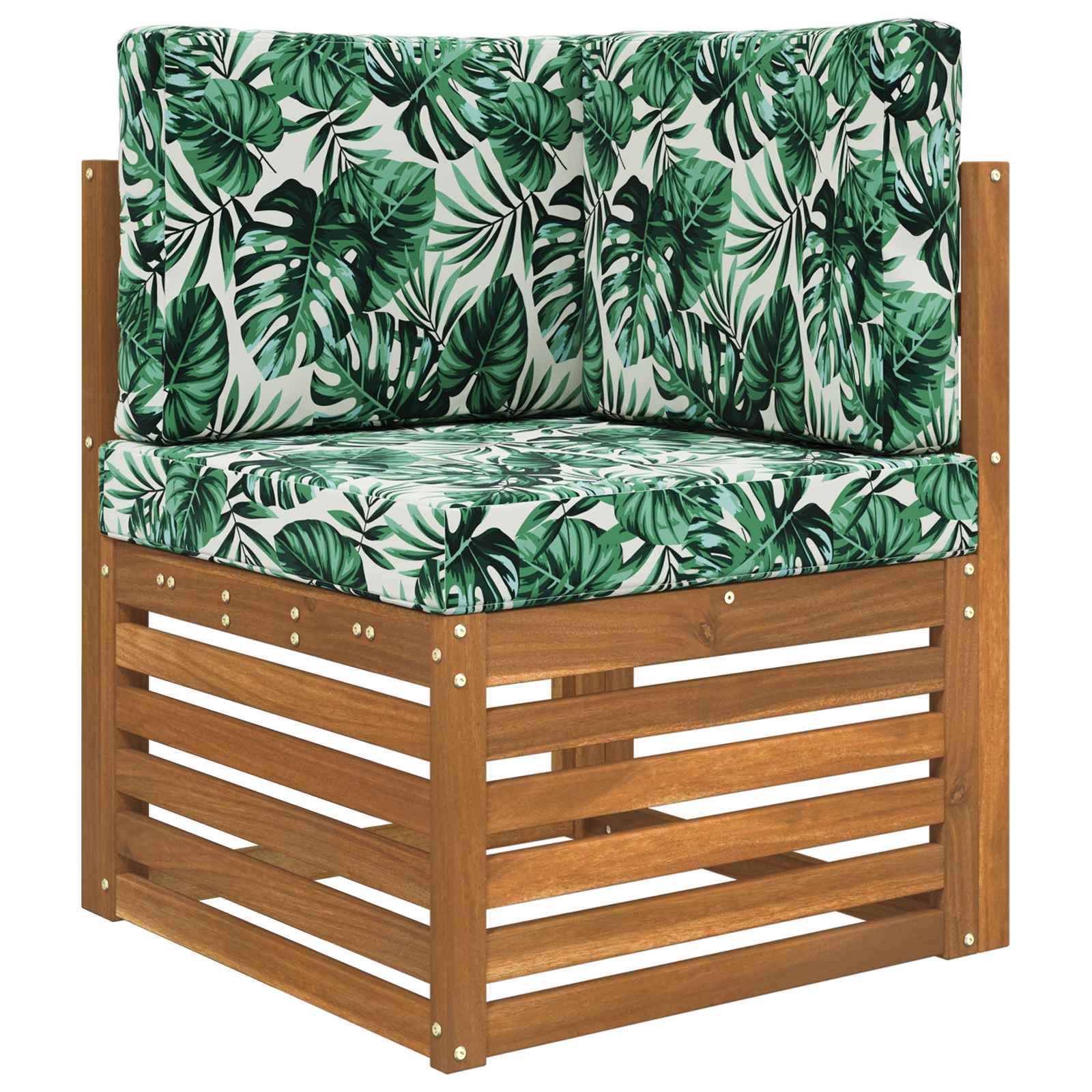 Buiten bankkussen 3 pcs Bladpatroon Polyester image 3