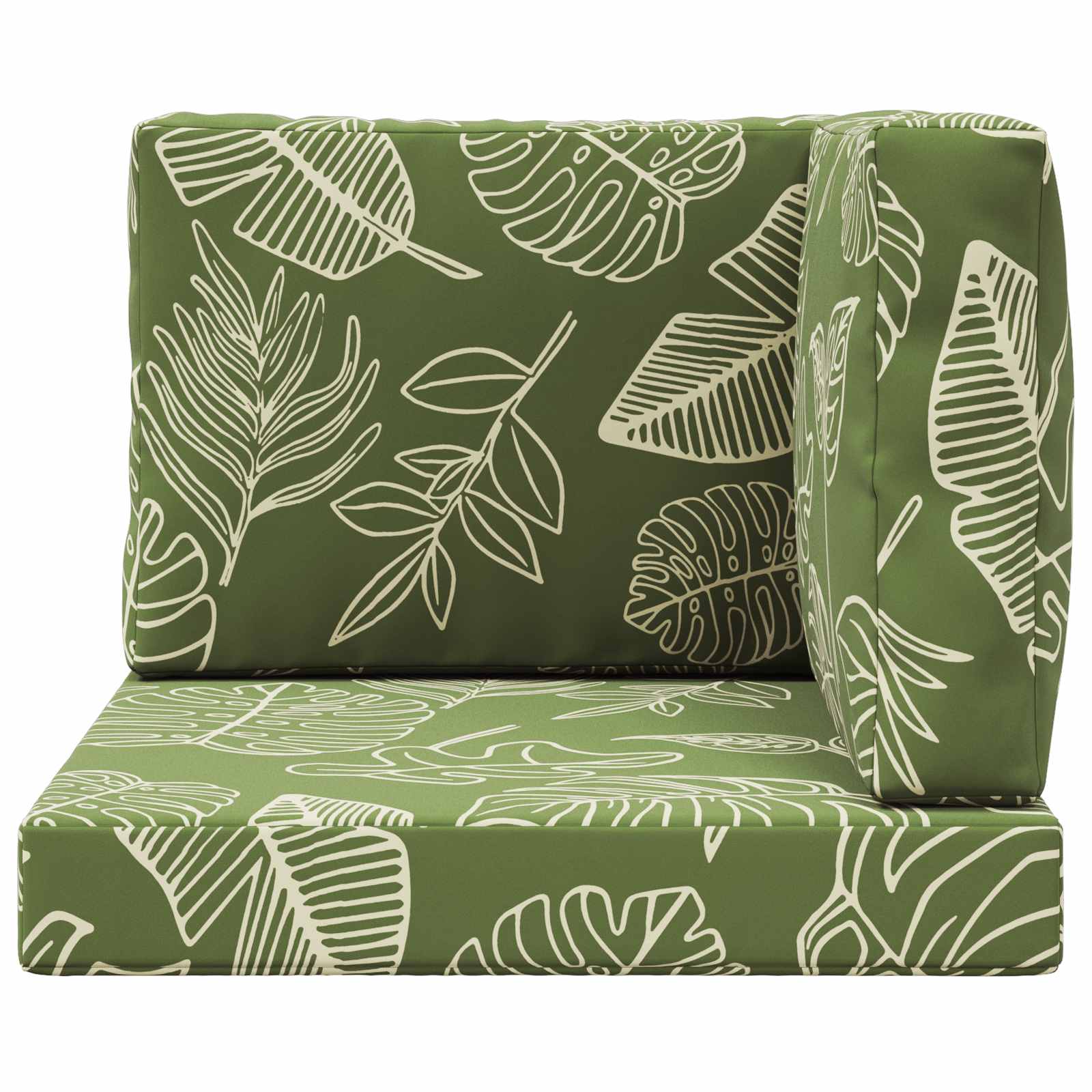 Buiten bankkussen 3 pcs Bladontwerp Polyester image 6