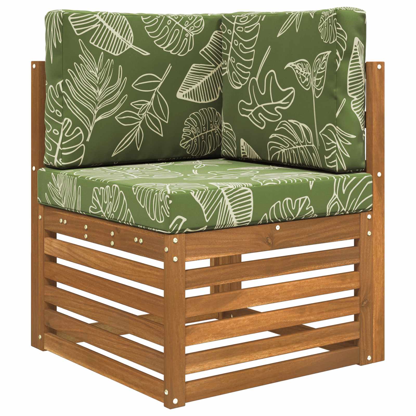 Buiten bankkussen 3 pcs Bladontwerp Polyester image 3