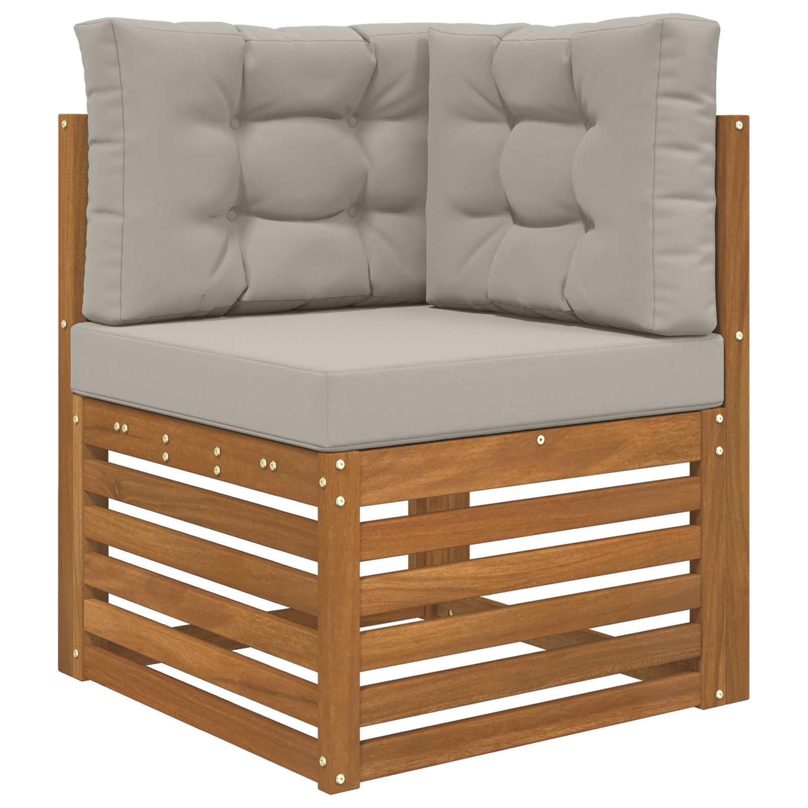 Buiten bankkussen 3 pcs Grijs Polyester image 3