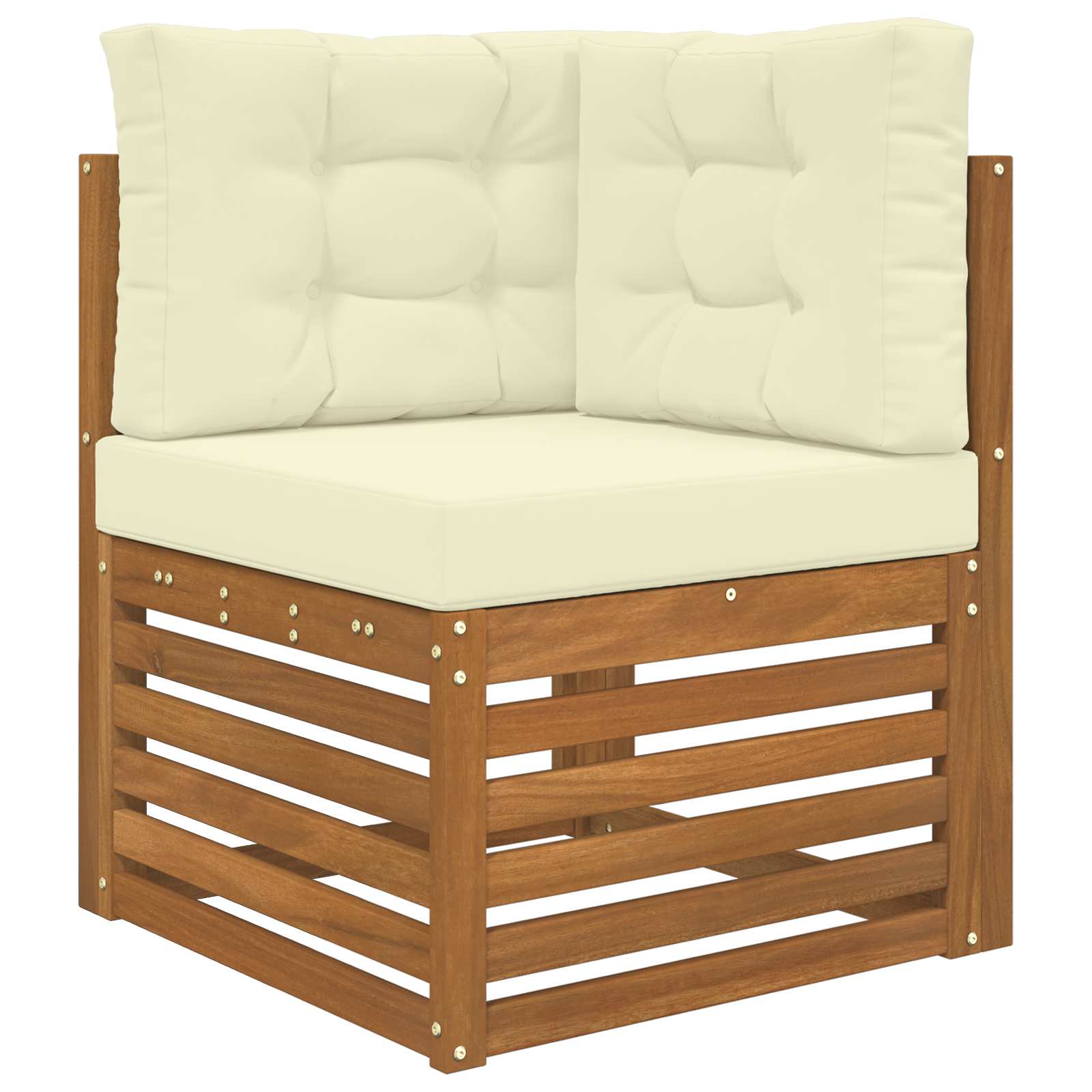 Buiten bankkussen 3 pcs Crème Polyester image 3