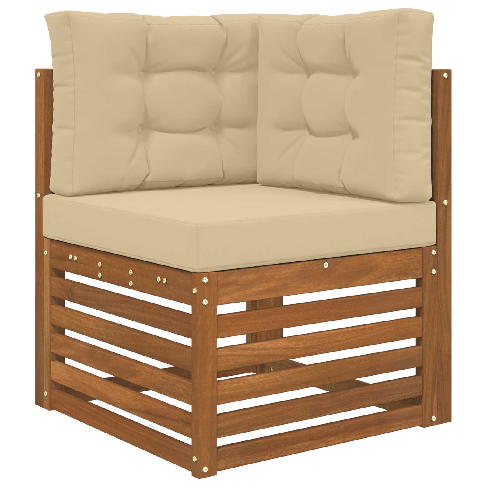 Buiten bankkussen 3 pcs Beige Polyester image 3