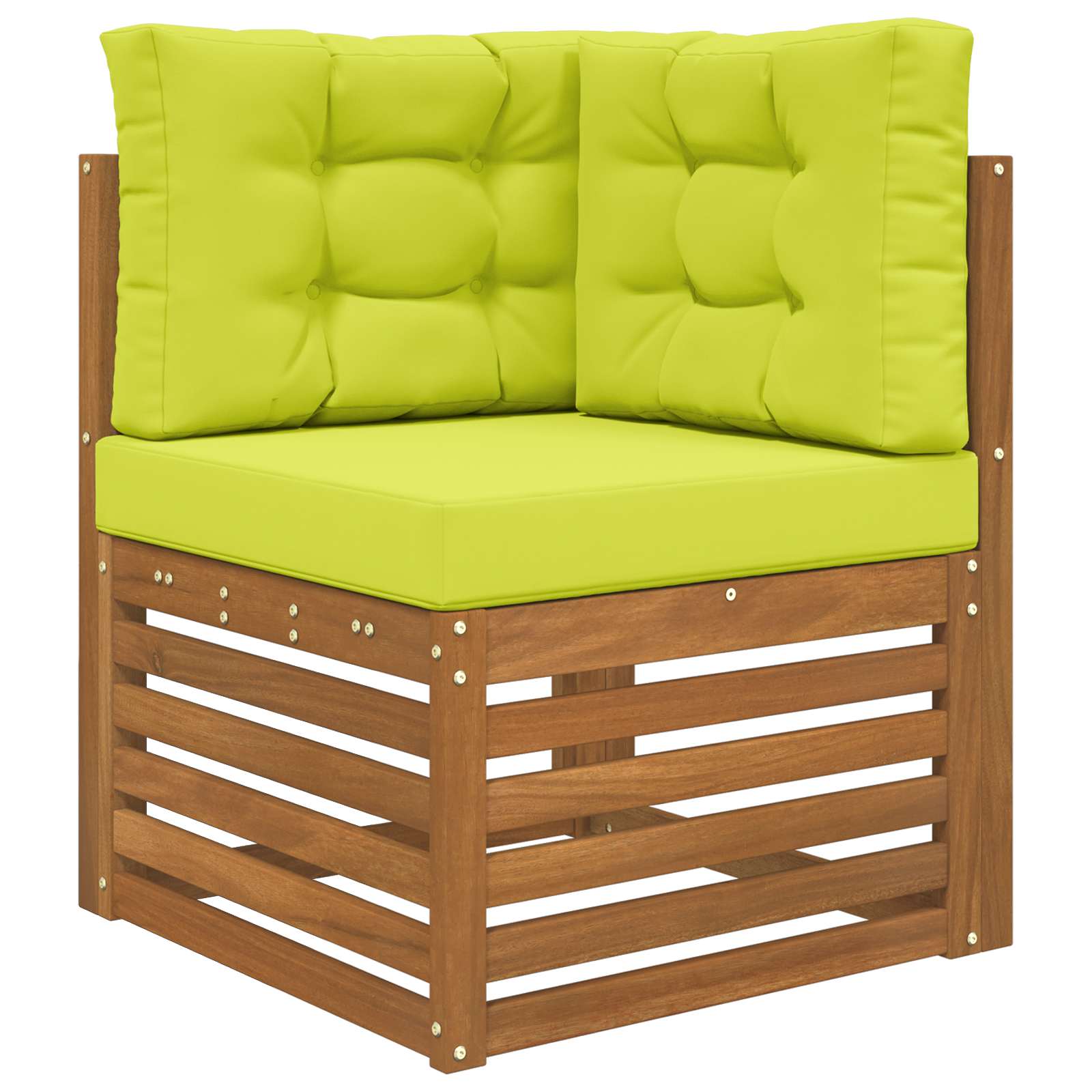 Buiten bankkussen 3 pcs Groen Polyester image 3