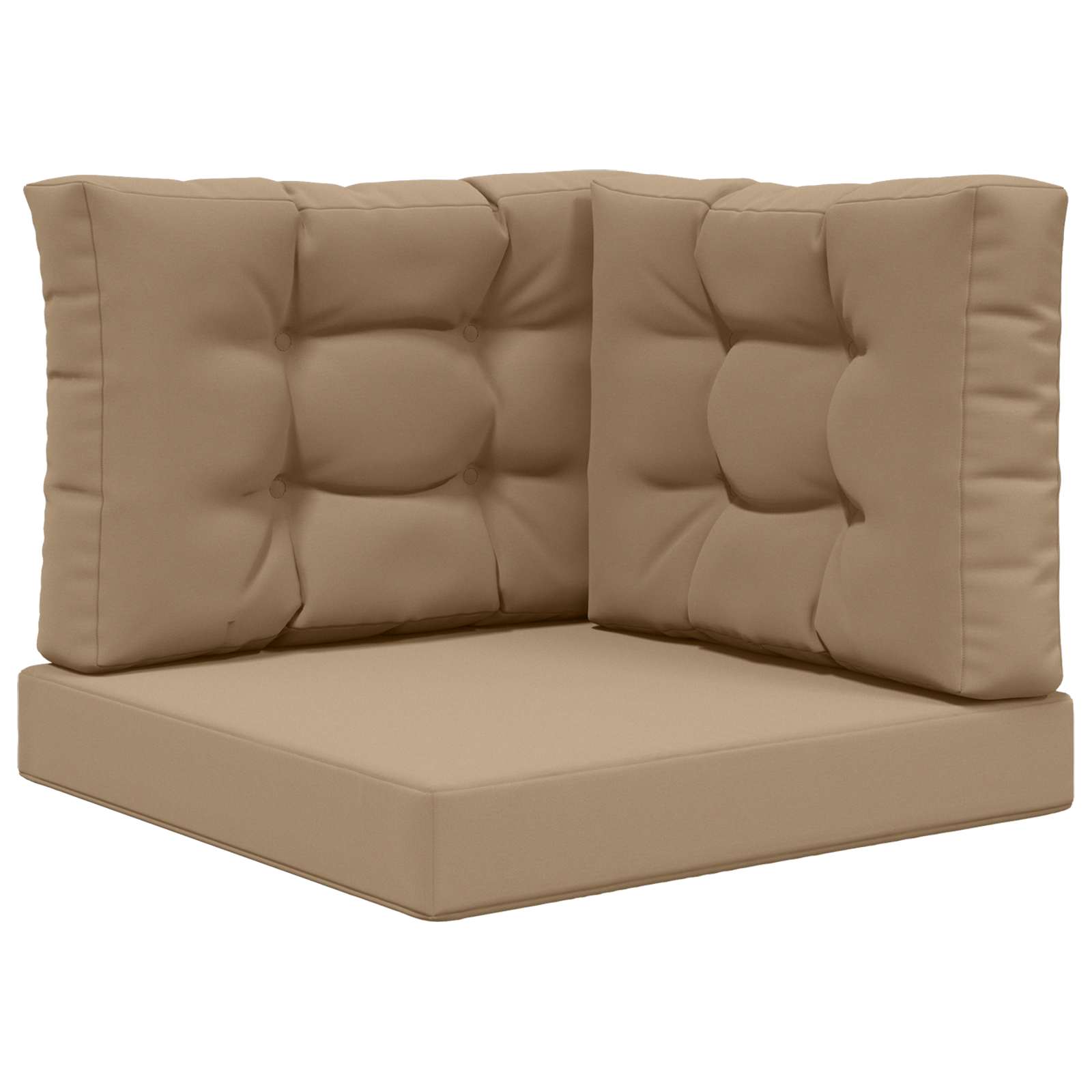 vidaXL Vankúš na vonkajšiu pohovku Polyester Sivohnedá 60 x 60 cm