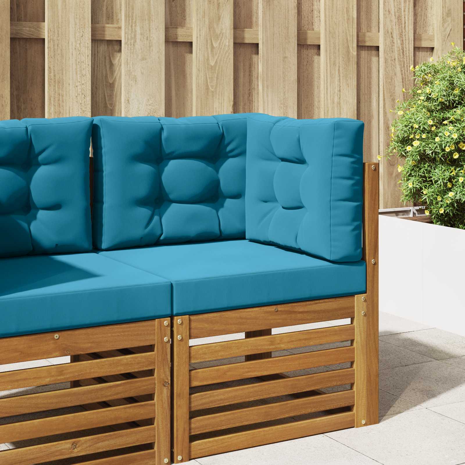 Buiten bankkussen 3 pcs Koninklijk Blauw Polyester image 1