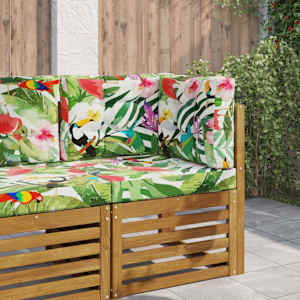 Zunanja blazina za kavč 3 pcs barvito Poliester