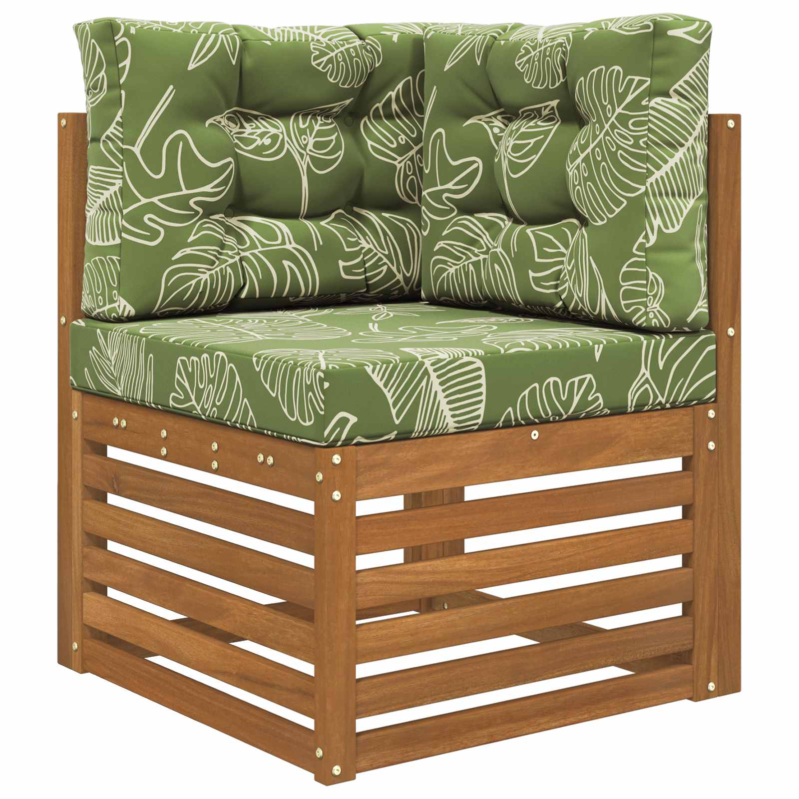 Buiten bankkussen 3 pcs Bladontwerp Polyester image 3