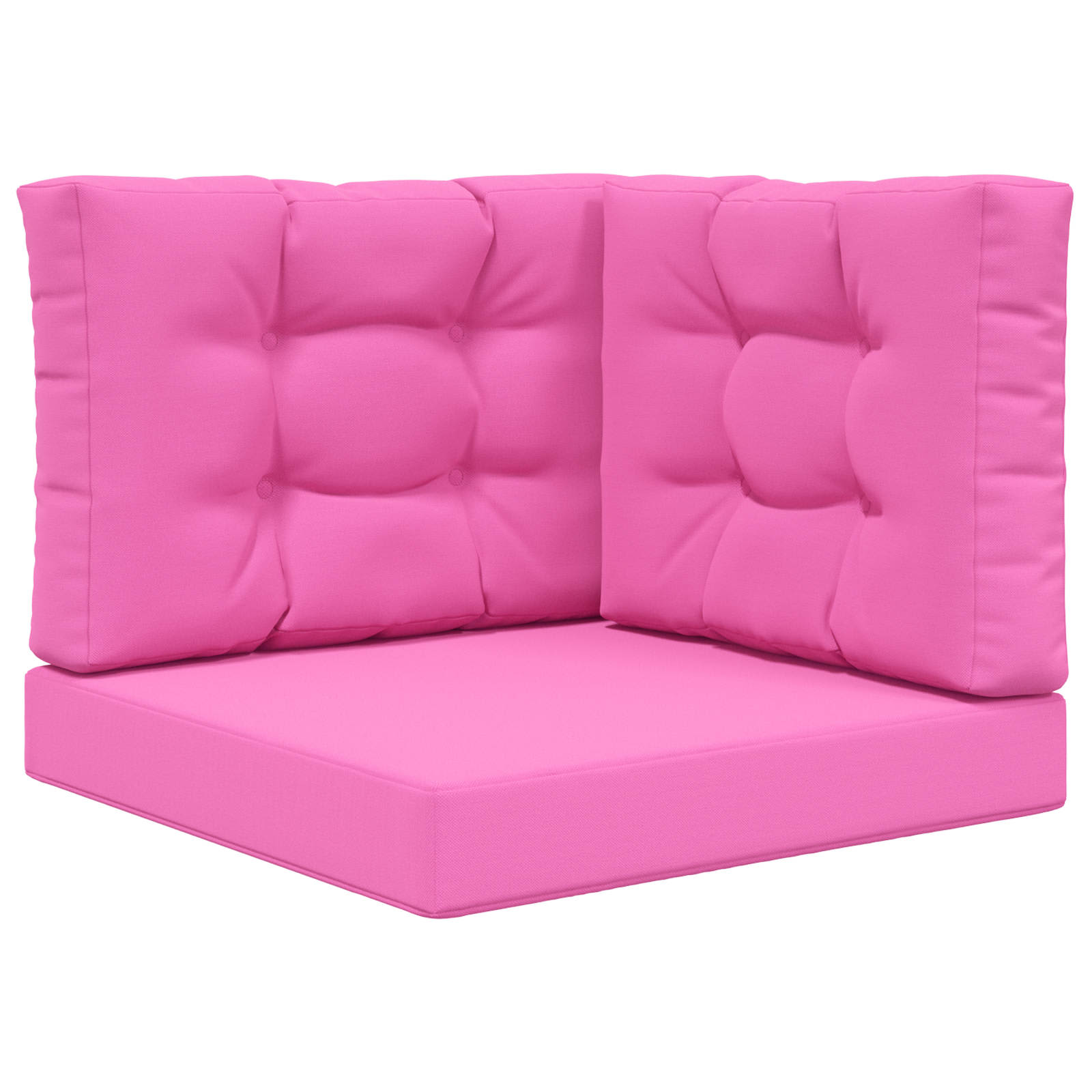 Buiten bankkussen 3 pcs Roze Polyester image 2