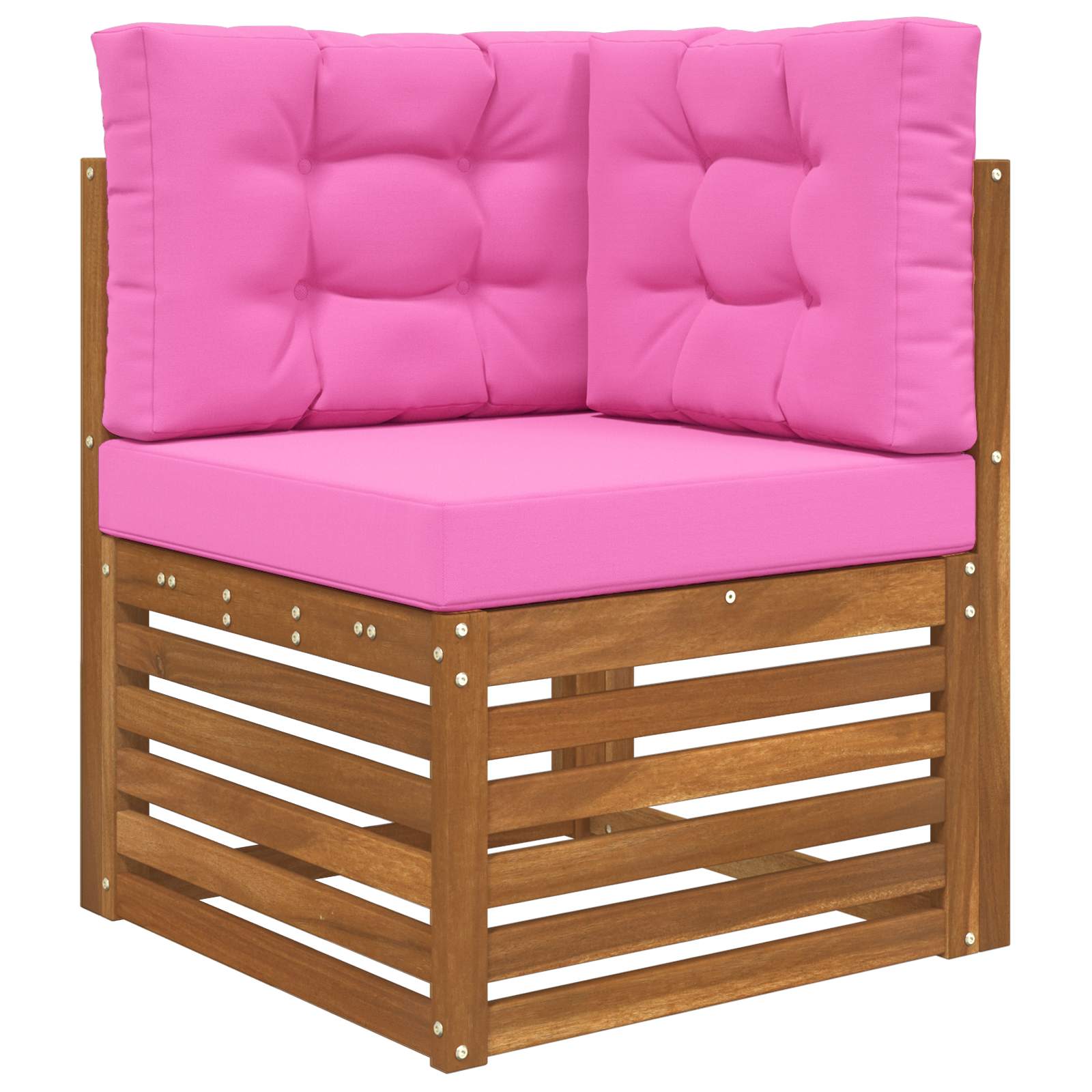 Buiten bankkussen 3 pcs Roze Polyester image 3