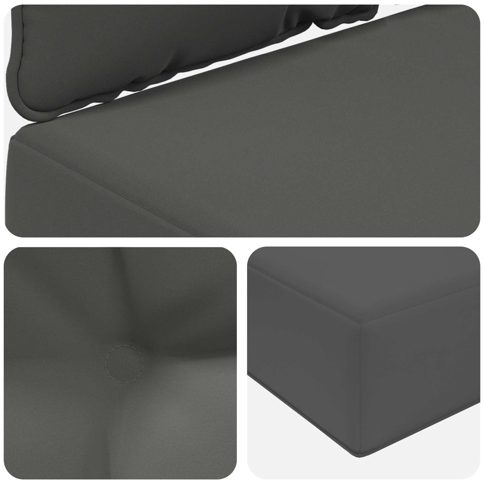 Buiten bankkussen 2 pcs Antraciet Polyester image 8