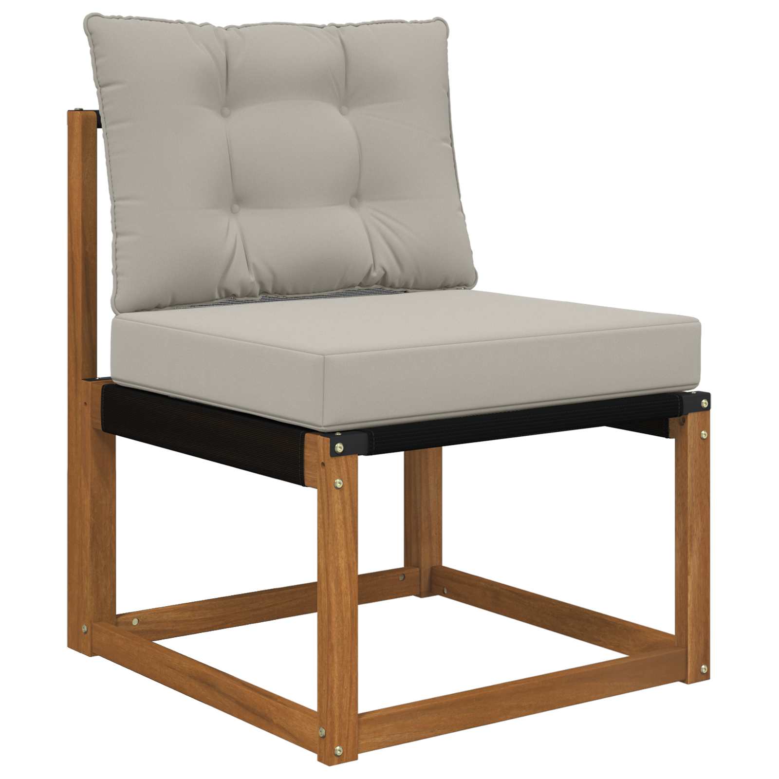 Buiten bankkussen 2 pcs Grijs Polyester image 3