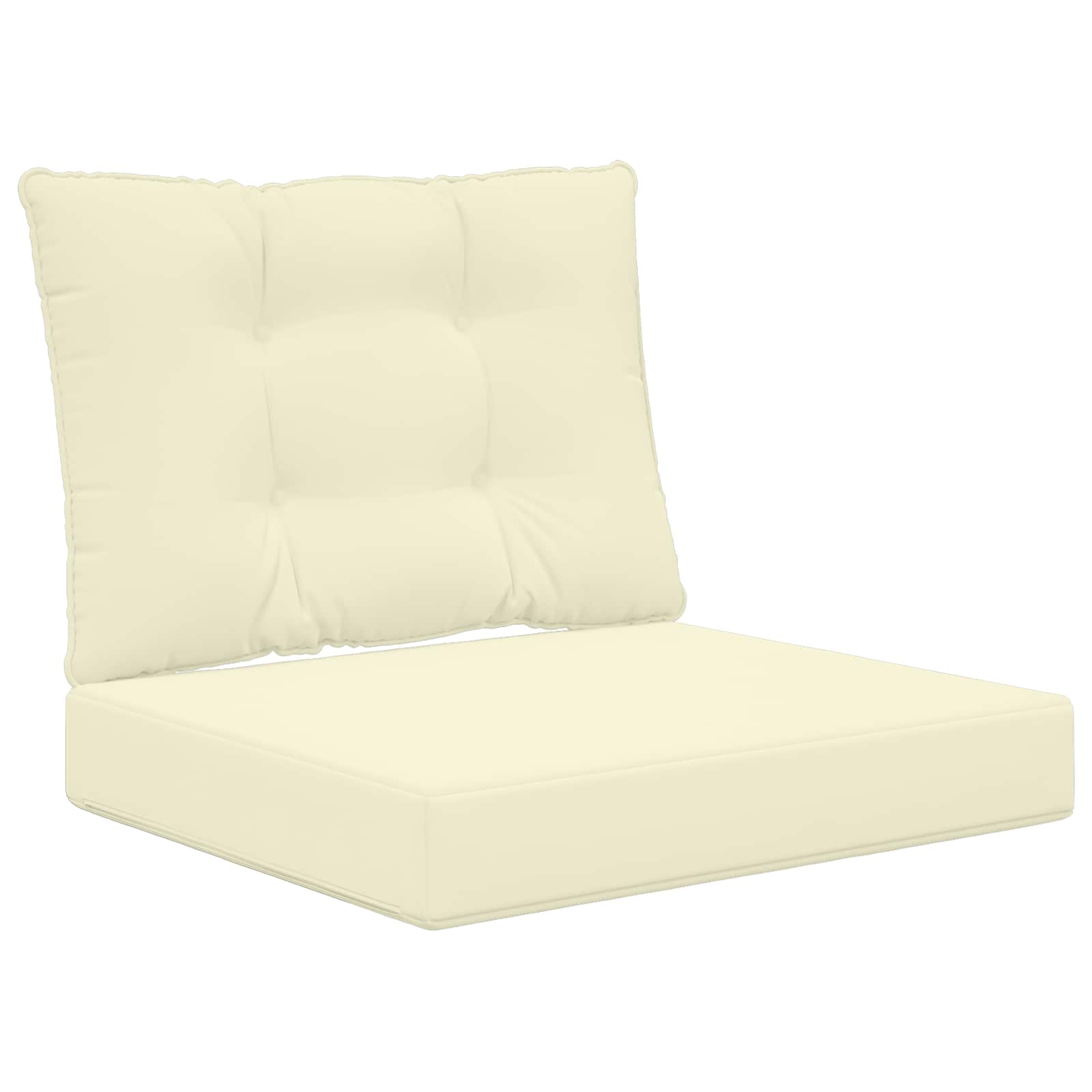 VidaXL Buitenbankkussen 2 Pcs Crème Polyester