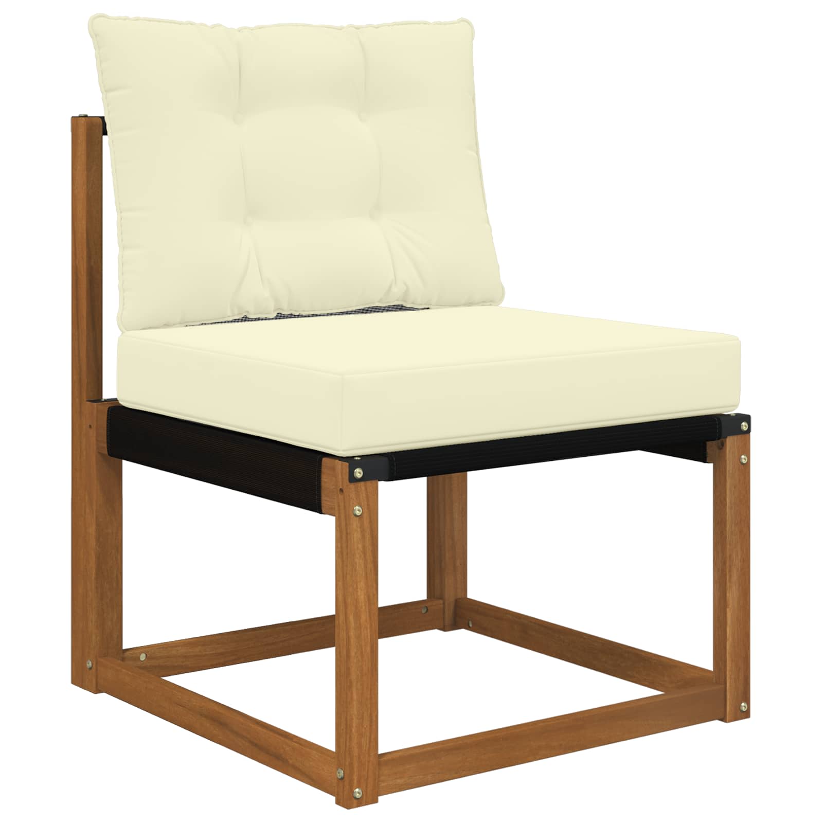 Buiten bankkussen 2 pcs Crème Polyester image 3