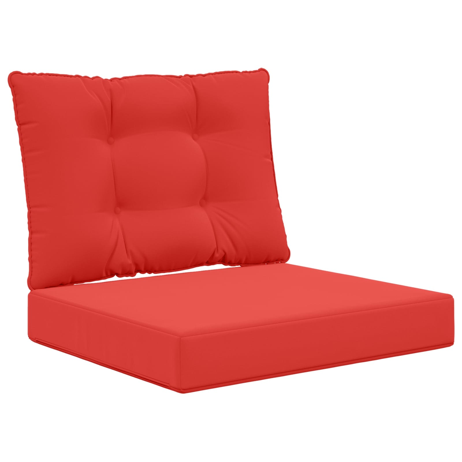 Buiten bankkussen 2 pcs Rood Polyester image 2