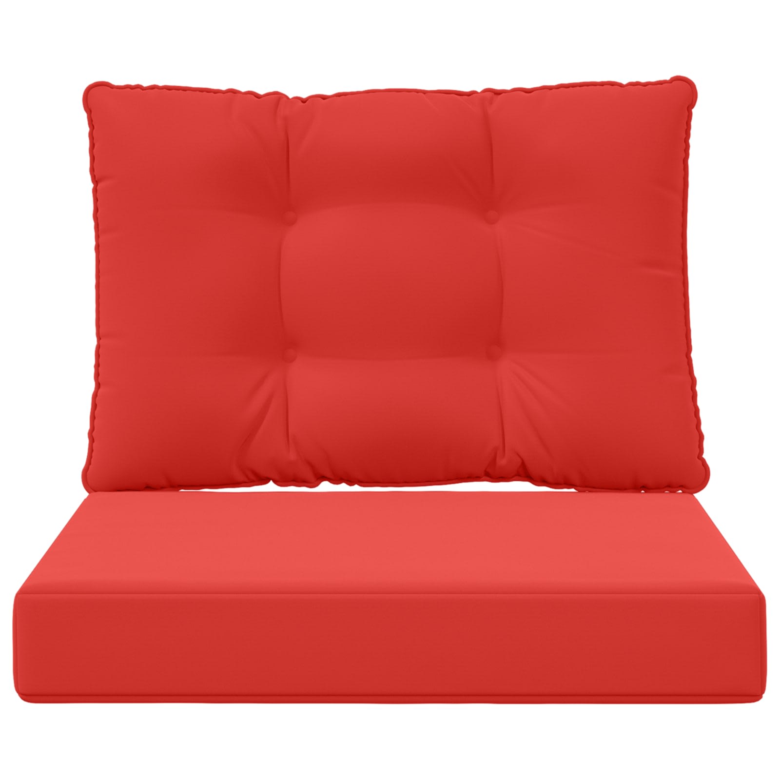 Buiten bankkussen 2 pcs Rood Polyester image 6