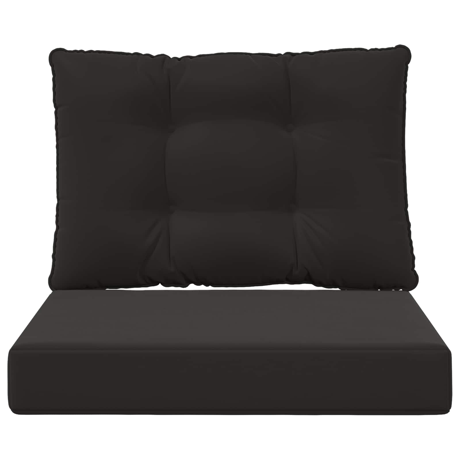 Buiten bankkussen 2 pcs Zwart Polyester image 6