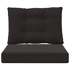 Venkovní polštář na pohovku Polyester Černý 60 x 50,5 x 8 cm - obrázek 6