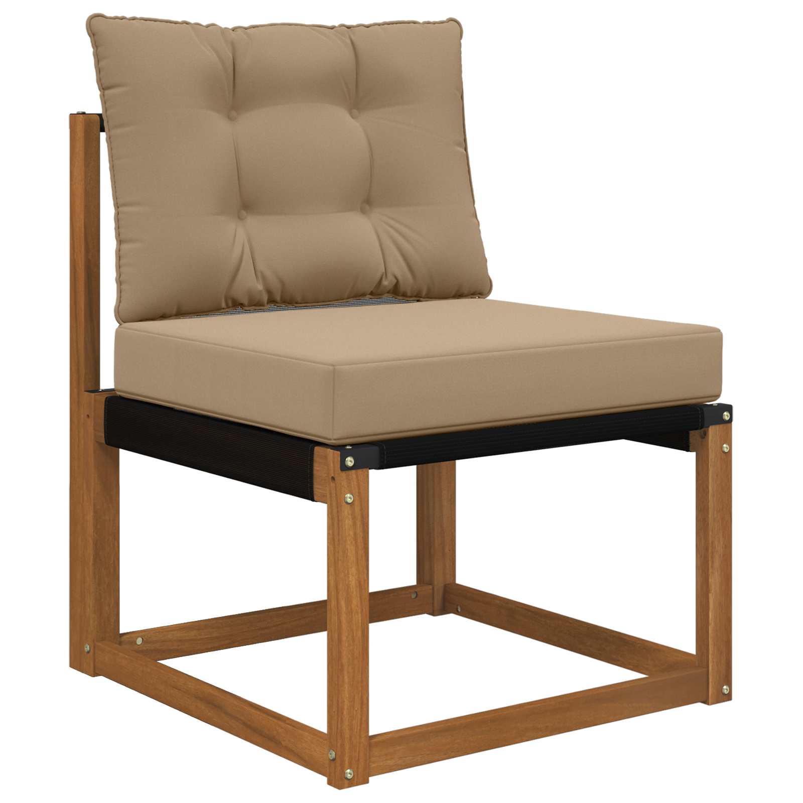 Buiten bankkussen 2 pcs Taupe Polyester image 3