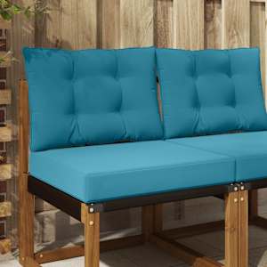 Zunanja blazina za kavč 2 pcs Kraljevo modra Poliester