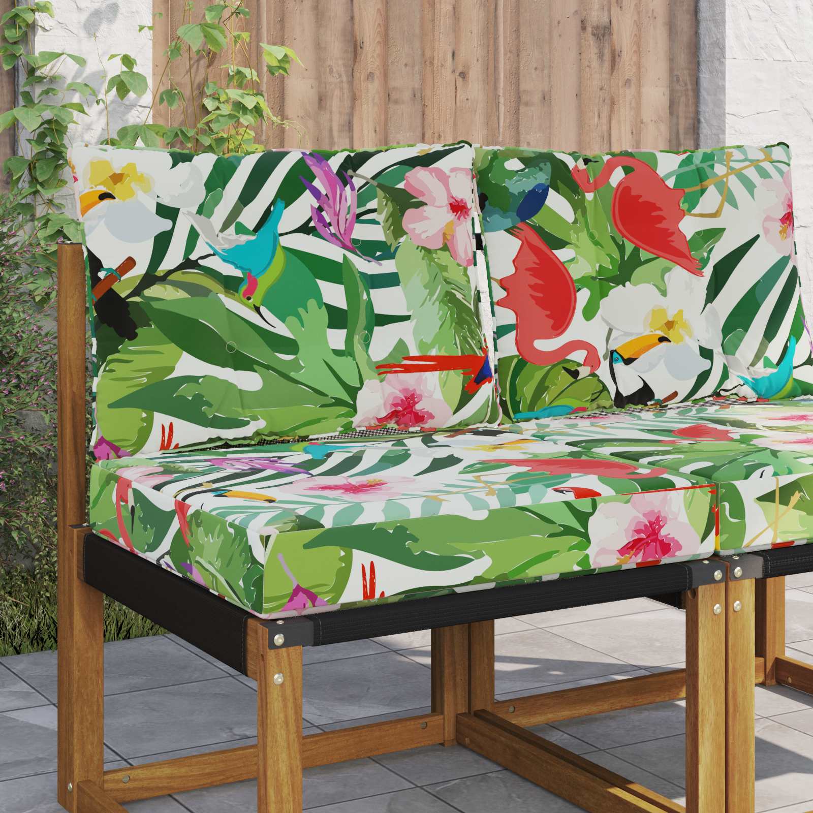 Buiten bankkussen 2 pcs kleurrijk Polyester image 1