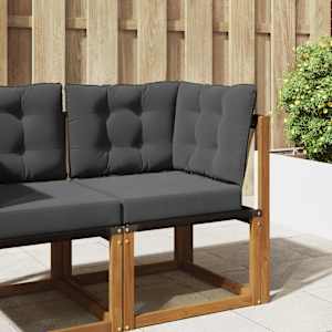 Zunanja blazina za kavč 3 pcs Antracit Poliester