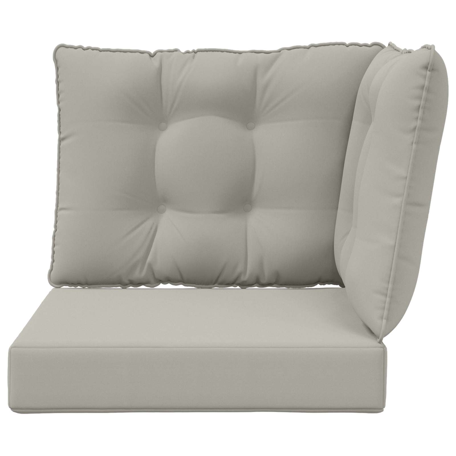 Buiten bankkussen 3 pcs Grijs Polyester image 6