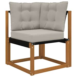 Venkovní polštář na pohovku Polyester Šedý 60 x 40 x 10 cm - obrázek 3